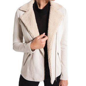 Z Supply The Sherpa Moto Jacket in Sandshell